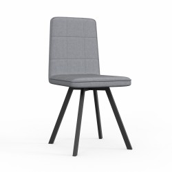 Стул HOBEL ROM D METAL BLACK//GREY LEONARDO 13 (1) 