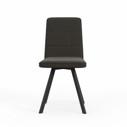 Стул HOBEL ROM D METAL BLACK//BROWN LEONARDO 6 (1) 