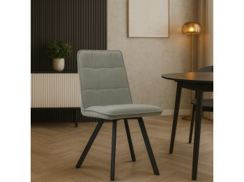 Աթոռ HOBEL ROM D METAL BLACK//GREY LEONARDO 14 (1) 