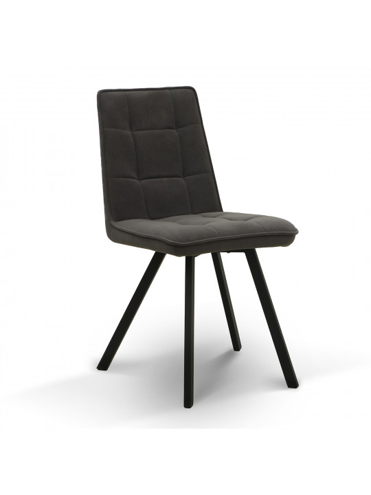 Աթոռ HOBEL ROM D METAL BLACK/ DARK GREY LEONARDO 15 (1) 