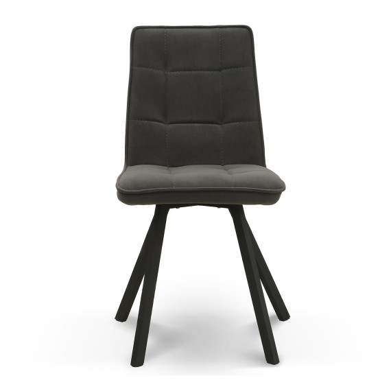 Աթոռ HOBEL ROM D METAL BLACK/ DARK GREY LEONARDO 15 (1) 