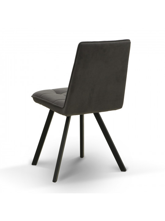 Աթոռ HOBEL ROM D METAL BLACK/ DARK GREY LEONARDO 15 (1) 