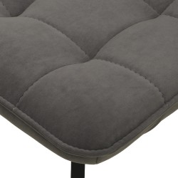 Стул HOBEL ROM D METAL BLACK/ DARK GREY LEONARDO 15 (1) 