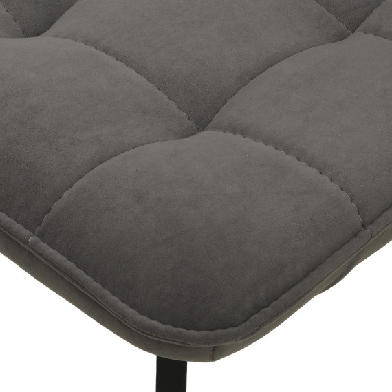 Աթոռ HOBEL ROM D METAL BLACK/ DARK GREY LEONARDO 15 (1) 