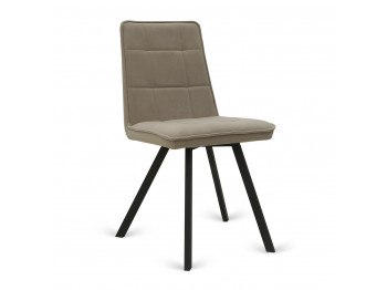 Աթոռ HOBEL ROM D METAL BLACK/CAPPUCCINO LEONARDO 4 (1) 