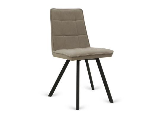 Chair HOBEL ROM D METAL BLACK/CAPPUCCINO LEONARDO 4 (1) 