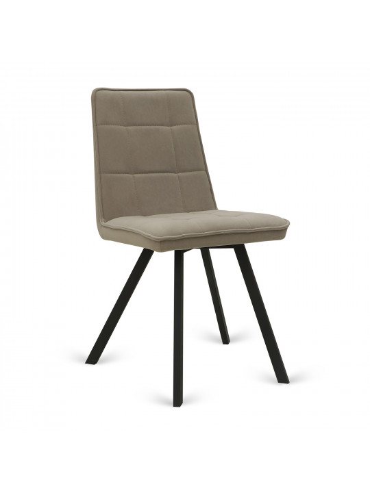 Աթոռ HOBEL ROM D METAL BLACK/CAPPUCCINO LEONARDO 4 (1) 