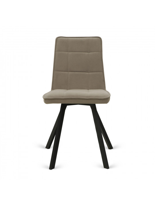 Աթոռ HOBEL ROM D METAL BLACK/CAPPUCCINO LEONARDO 4 (1) 