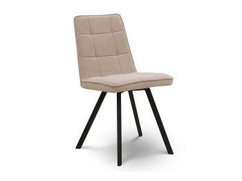 Chair HOBEL ROM D METAL BLACK/CAPPUCCINO VIVALDI 4 (1) 