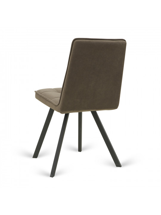 Աթոռ HOBEL ROM D METAL BLACK//BROWN LEONARDO 6 (1) 