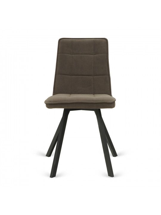 Աթոռ HOBEL ROM D METAL BLACK//BROWN LEONARDO 6 (1) 