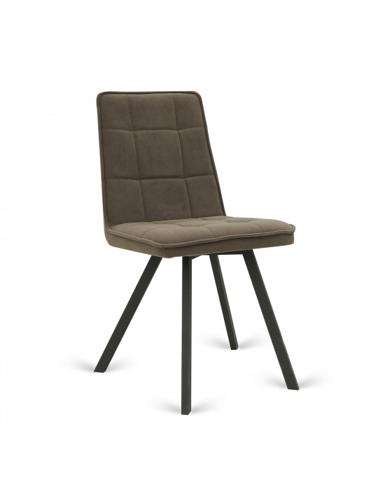 Աթոռ HOBEL ROM D METAL BLACK//BROWN LEONARDO 6 (1) 