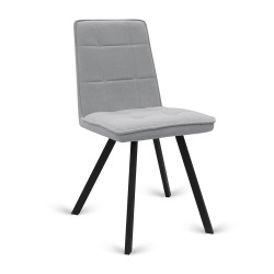 Стул HOBEL ROM D METAL BLACK//GREY LEONARDO 13 (1) 