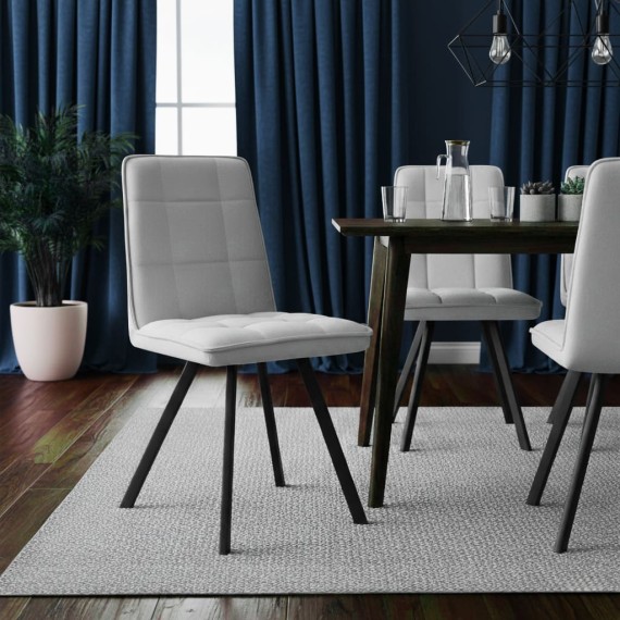 Աթոռ HOBEL ROM D METAL BLACK//GREY LEONARDO 13 (1) 