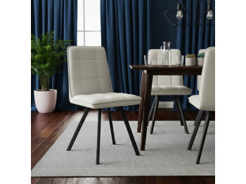 Աթոռ HOBEL ROM D METAL BLACK//GREY LEONARDO 13 (1) 