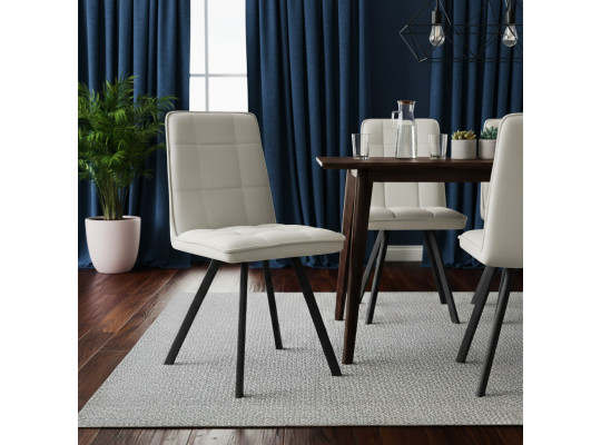 Стул HOBEL ROM D METAL BLACK//GREY LEONARDO 13 (1) 