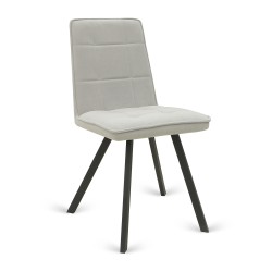 Стул HOBEL ROM D METAL BLACK//GREY LEONARDO 13 (1) 