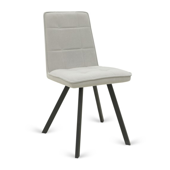 Աթոռ HOBEL ROM D METAL BLACK//GREY LEONARDO 13 (1) 