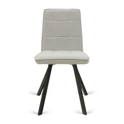 Стул HOBEL ROM D METAL BLACK//GREY LEONARDO 13 (1) 