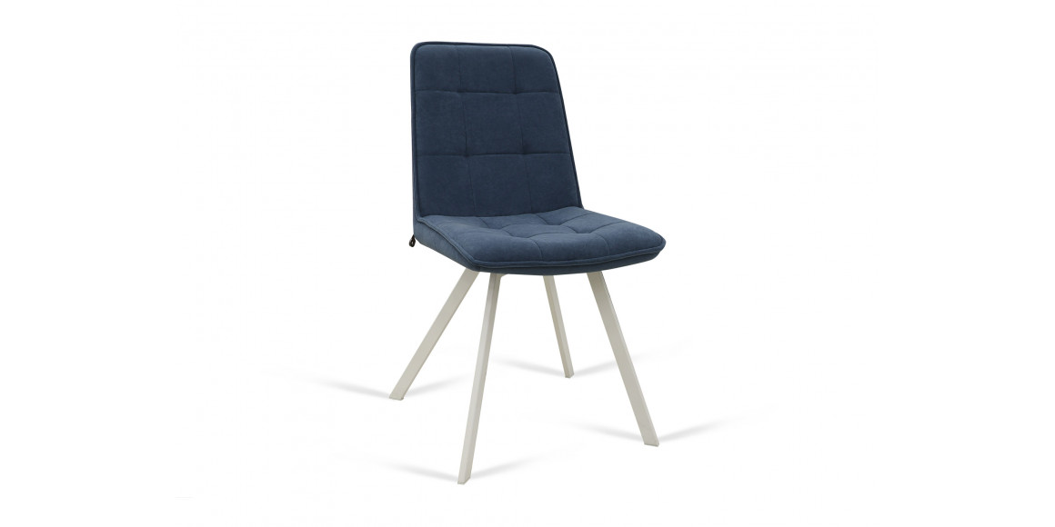 Chair MAMADOMA ROM M, БЕЛЫЙ//BLUE LUX B8 