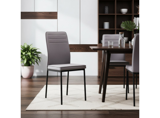 Стул HOBEL SARA BLACK METAL/LEONARDO 14 (1) 