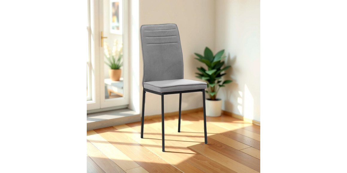 Chair HOBEL SARA BLACK METAL/LEONARDO 14 (1) 