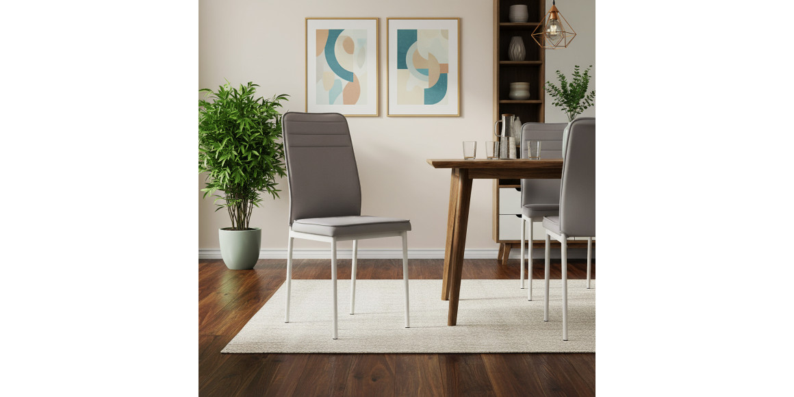 Chair HOBEL SARA  WHITE METAL/LEONARDO 14 (1) 