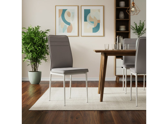 Стул HOBEL SARA  WHITE METAL/LEONARDO 14 (1) 