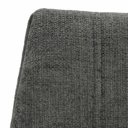 Стул MAMADOMA SMART-R, ЧЕРНЫЙ/шенилл LUX GRAPHITE G22- HEMATITELUX D10 