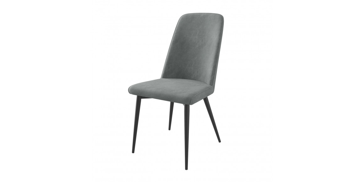 Стул MAMADOMA SOFT ЧЕРНЫЙ/ЗАМША LUX АНТРАЦИТ K10 