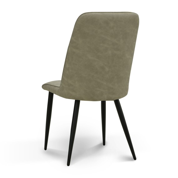 Chair MAMADOMA SOFT ЧЕРНЫЙ/ЗАМША LUX ЛАТТЕ k02 