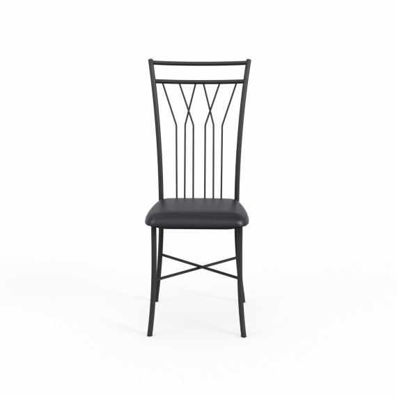 Աթոռ HOBEL WMX-CH-81 METAL BLACK/GREY (1) 