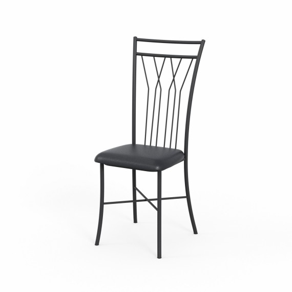 Աթոռ HOBEL WMX-CH-81 METAL BLACK/GREY (1) 
