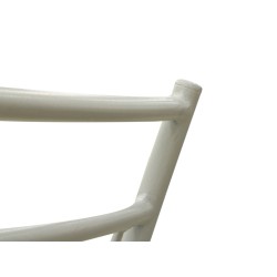 Chair HOBEL WMX-CH-81 METAL WHITE/BLACK (1) 
