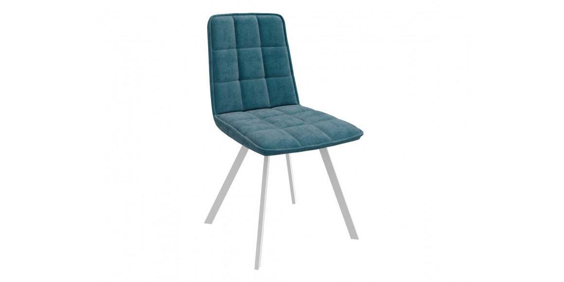 աթոռ MENZOLA ROM, БЕЛЫЙ/BLUE LUX B8 