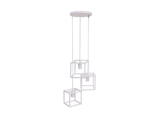 Chandelier KOCH 0011 WHITE 3X15 cm 