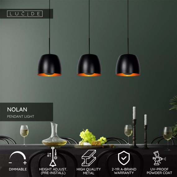 Люстра LUCIDE 30488/03/30 NOLAN 