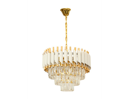 Chandelier HOMESRUS 5 RINGS 6001-400 WH+GD 