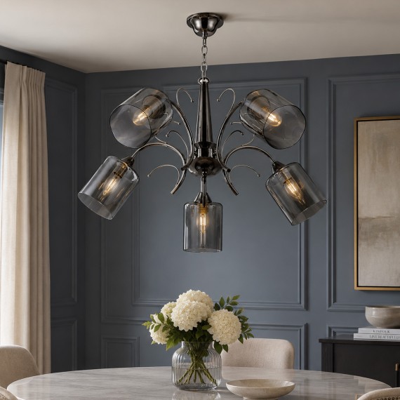 Chandelier PHOENNIX 6915/5 BK 