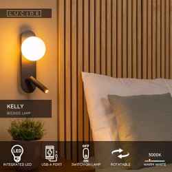Sconce LUCIDE 77287/05/30 KELLY 