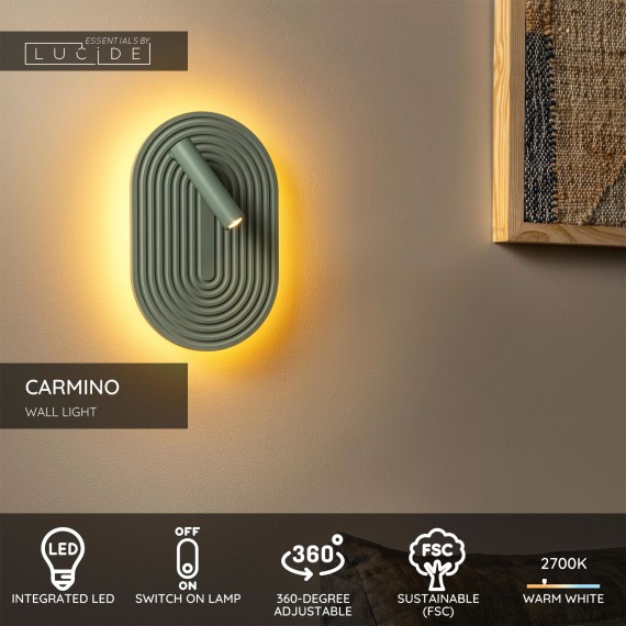 Бра LUCIDE 77292/12/33 CARMINO 