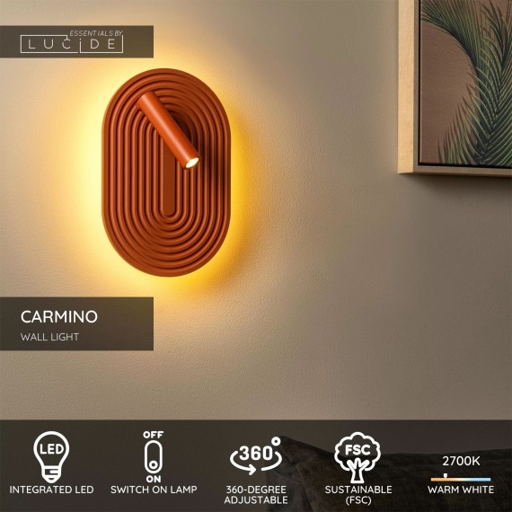 Бра LUCIDE 77292/12/55 CARMINO 