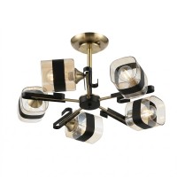 Chandelier PHOENNIX 91159/5 AB+BLK 