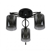 Chandelier PHOENNIX 91166B/3C BLK+CR 