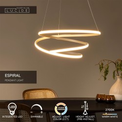 Люстра LUCIDE ESPIRAL (78403/40/41)
