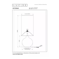 Торшер LUCIDE ESTERAD (10719/81/30)