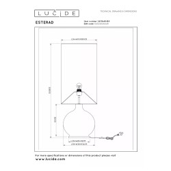 Торшер LUCIDE ESTERAD (10719/81/53)