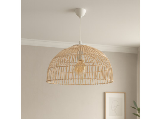 Ջահ KOOPMAN HANGING LAMP RATTAN DIA40X22CM (149419) (HZ1961740)