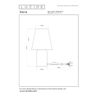 Ночник LUCIDE MACIA 1XE14-15W (06527/01/33)