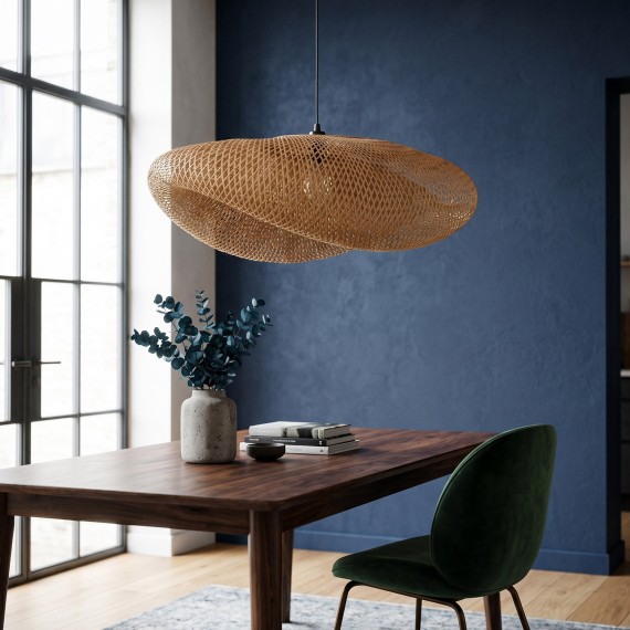 Chandelier MLM ML2346834 W55xL28xH25 Nature Rattan 